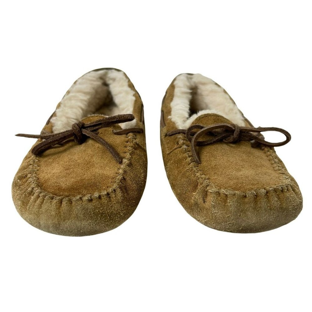UGG Dakota Slip On Shearling Moccasin Chestnut Slippers Unisex Big Kids Size 3 - Picture 3 of 11